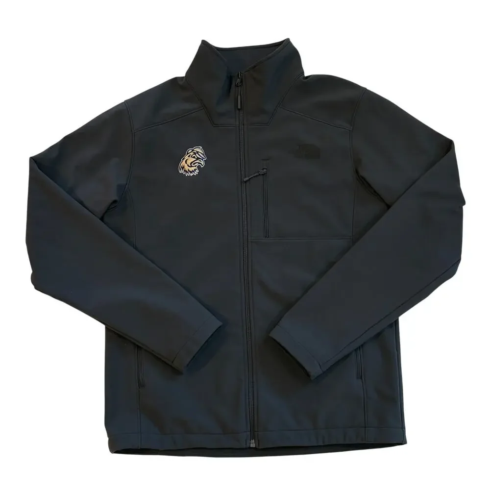 North Face Jacket Mens Size Small Gray Apex Barrier Full Zip WindWall Softshell